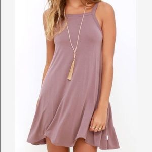 RVCA Thievery Mauve Dress